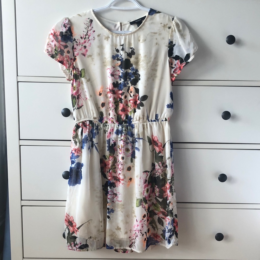 Floral summer dress, Forever 21, size S